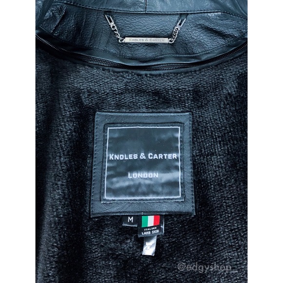 [Knoles & Carter] Italian Lamb Skin Leather Jacket - Picture 5 of 8